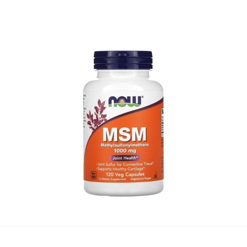 Now Foods MSM 1000mg 120 cápsulas | Shopee Brasil