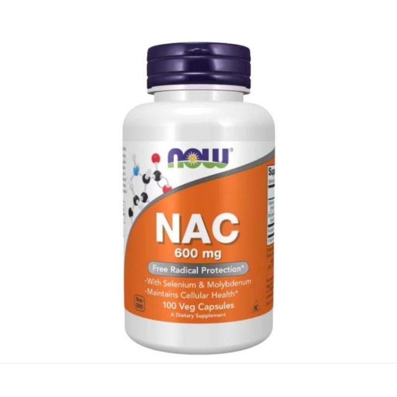 Nac 600mg 100 cápsulas