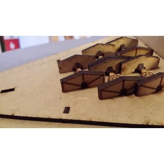 Nave Estelar 3D MDF Colecionável Decoração Geek Laser