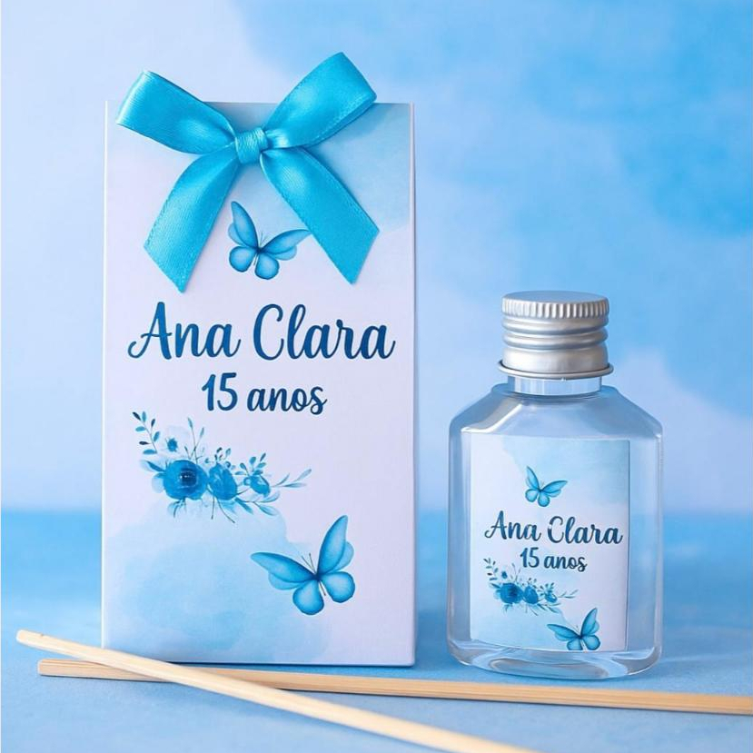 Kit Lembrancinha 15 Anos Personalizada com Aromatizador 20 Kits ...