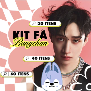 KIT FÃ BANGCHAN STRAY KIDS PERSONALIZADO - FANMADE - ATÉ 60 ITENS