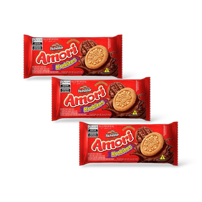 Biscoito Krokitos Richester Diversas - Comprar com Melhor Preço em Lanches