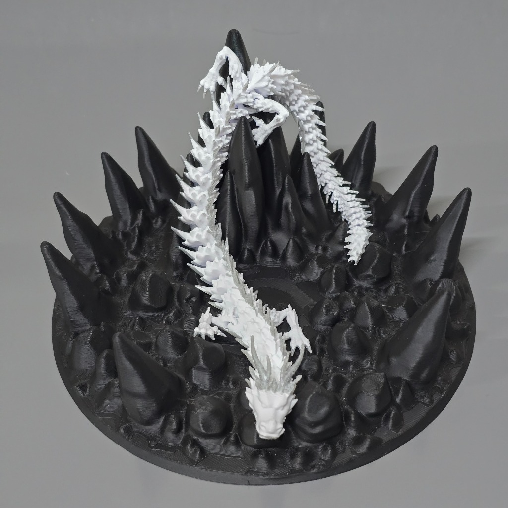 Dragão Articulado 42cm ou 30cm | Personalizável | Cores Metálicas