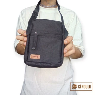 Bag pochete shoulder peito Transversal masculina feminina alça ajustavel camurça Céndula
