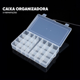 Caixa Organizadora Com Divisórias Porta Jóia Linha e Porta Remedios