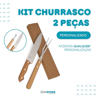 Kit Churrasco 2 Peças PERSONALIZADO