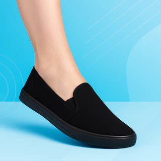 Sapatilha Feminina Casual Slip On – Design Moderno e Confortável