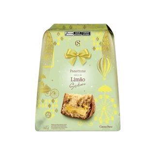 Panetone de Limão Siciliano 580g Cacau Show 2025