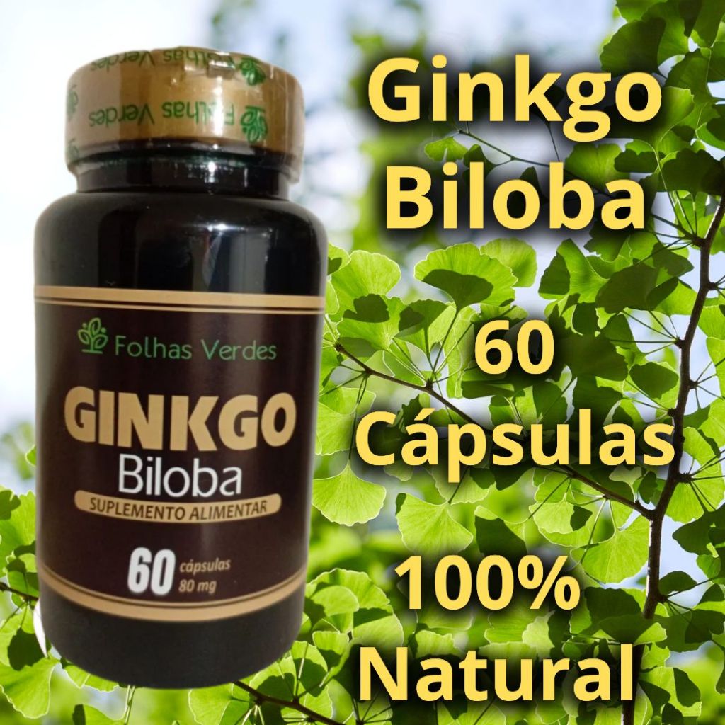 Ginkgo Biloba produto 100% natural | Shopee Brasil