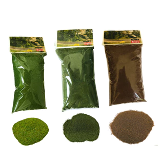 Kit 3 gramas para maquetes e dioramas