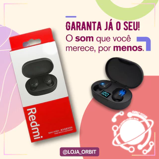 Fone Bluetooth Redmi AirDots Pro - Com Display