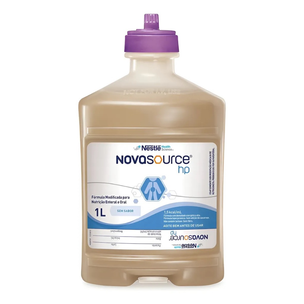 FÓRMULA PADRÃO PARA NUTRIÇÃO ENTERAL E ORAL NOVASOURCE HI PROTEIN 1 ...