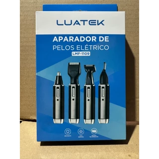 Aparador De Pelos Elétrico 4 em 1 LMF-1109 Luatek Recarregável