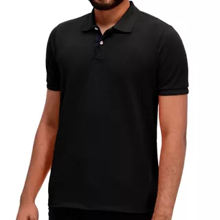 Camisa Polo Masculina Básica Lisa Algodão Piquet Ogochi Confortável Premium