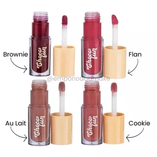 Gloss Tint Cream Choco Fun Brownie, Cookie, Flan e Au Lait Fenzza em Oferta na Shopee