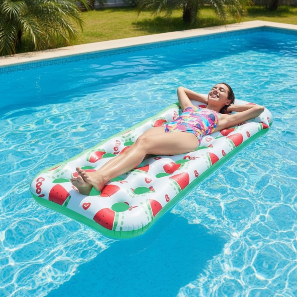 Boia Colchao Inflavel Bronzeador Bote Esteira Cadeira Para Piscina e ...