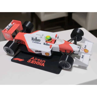 Fórmula 1 MP4/4 Ayrton Senna ~ 1/14 e 1/24
