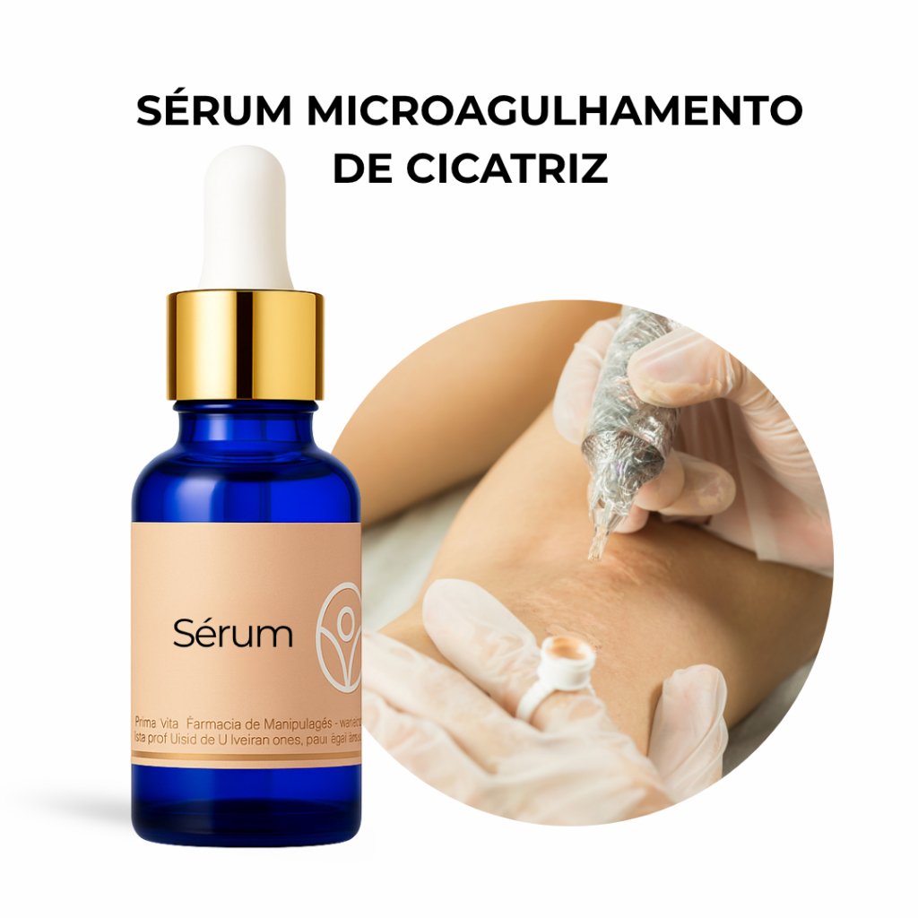 Sérum para Microagulhamento 30ml – Tratamento de Cicatrizes com Fator ...
