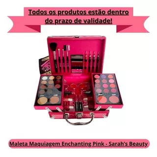 Maleta de Maquiagem Sarah’s Beauty – Beleza e Organização em um Só Lugar!