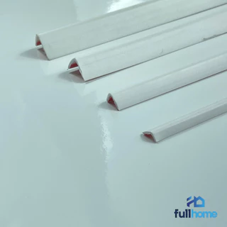 Perfil Cantoneira de pvc de 15mmx15mm com autocolante barra de 3 metros