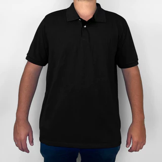 Camisa Polo Masculina Plus Size Manga Curta Casual Confortável Ogochi Original