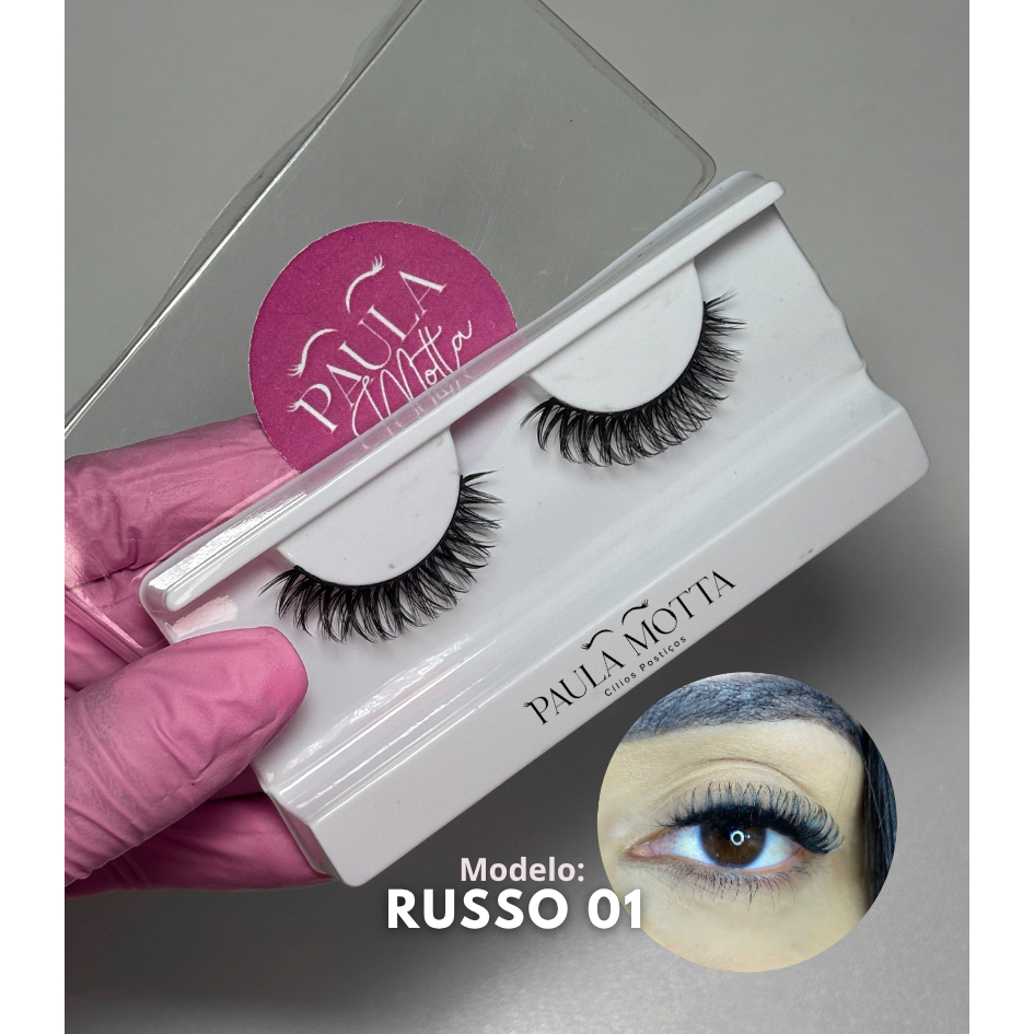 Cílios Postiços Artesanal | Russo 01 | Curvatura CC | Efeito Extensão ...