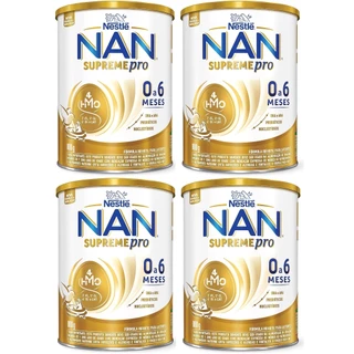 Kit 4 Latas NAN Supreme 800gr 0 a 6 Meses (AMARELO)