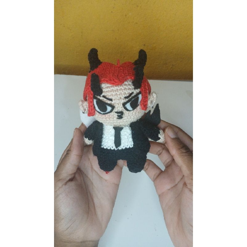 Chaveiro Domiia de PerthSanta - Mascote croche GMMTV | Shopee Brasil