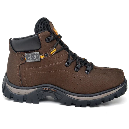 Coturno Bota Caterpillar Masculino Basico Em Perfeito Acabamento Confortavel Envio Rapido