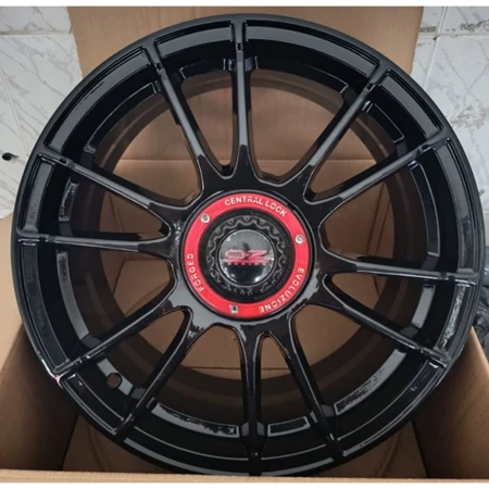 Kit 4 Rodas Aro 15x6 4x99/108 Oz Race Multifuros Preta Scorro S281