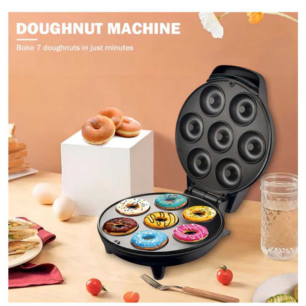 Máquina de Donuts 7 Furos 700W 110V – Cavidade 1,2cm Antiaderente