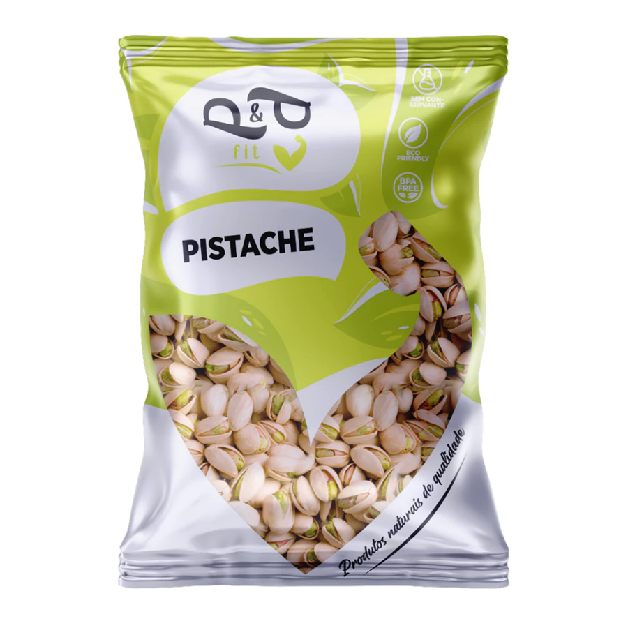 Pistache Torrado e Salgado com Casca - P&P FIT