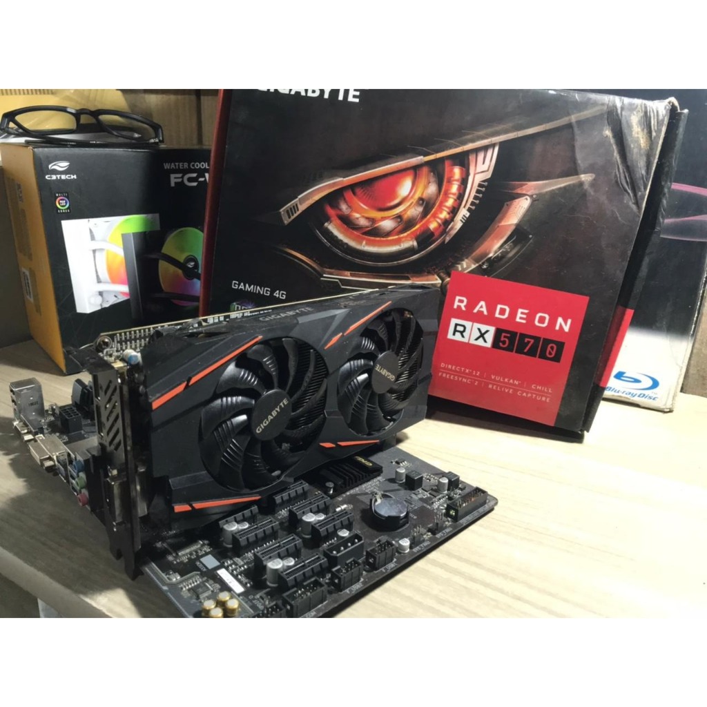 Kit gamer placa mae + Placa de video e memoria Leia