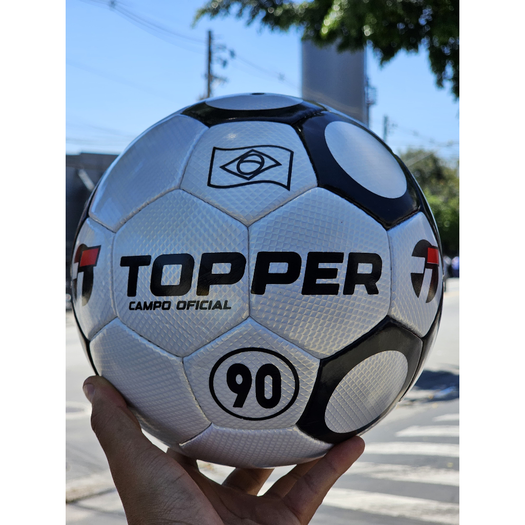 Bola de Campo, Society e futsal Topper 90 C/C | Shopee Brasil