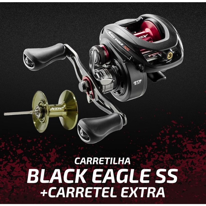 Carretilha Marine Black Eagle Ss + carretel Extra