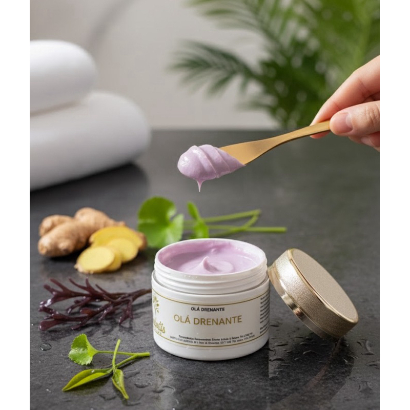 Creme rosa ORIGINAL revenda Ola Drenante | Shopee Brasil