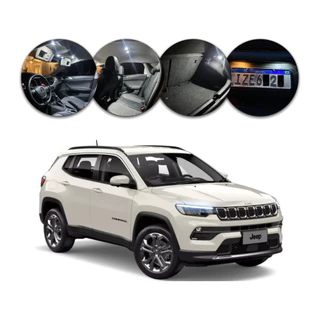 Kit Led Interna Premium Jeep Compass 2021 Até 2025 - Canbus
