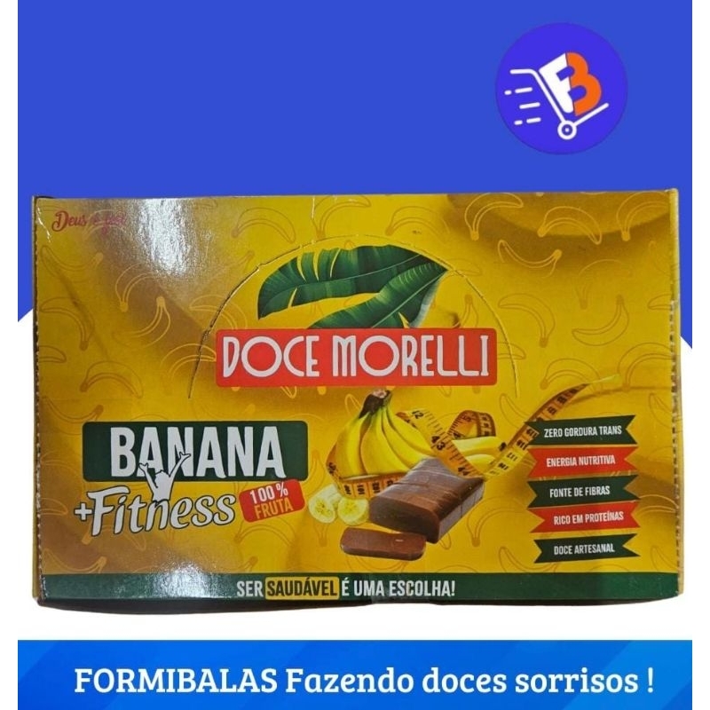 Bananinha Zero adiçao de Açúcar Morelli Fitness 40g (36 Unidades