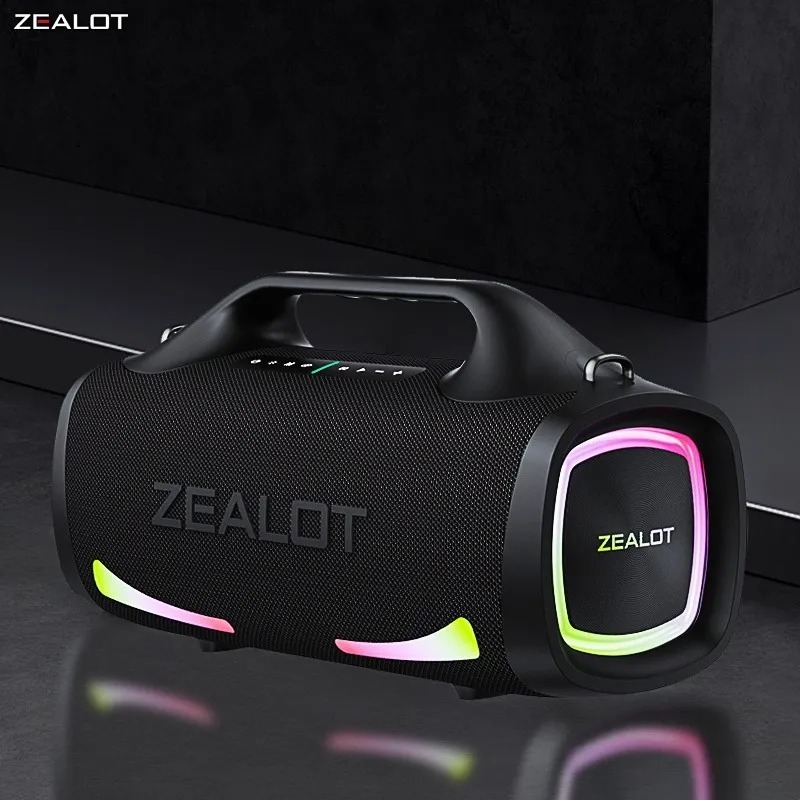 ZEALOT-S79 Caixa de Som Bluetooth5.2 Portátil 100W ,IPX6 à prova d