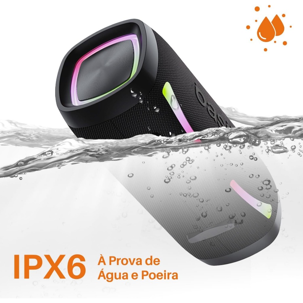ZEALOT-S79 Caixa de Som Bluetooth5.2 Portátil 100W ,IPX6 à prova d