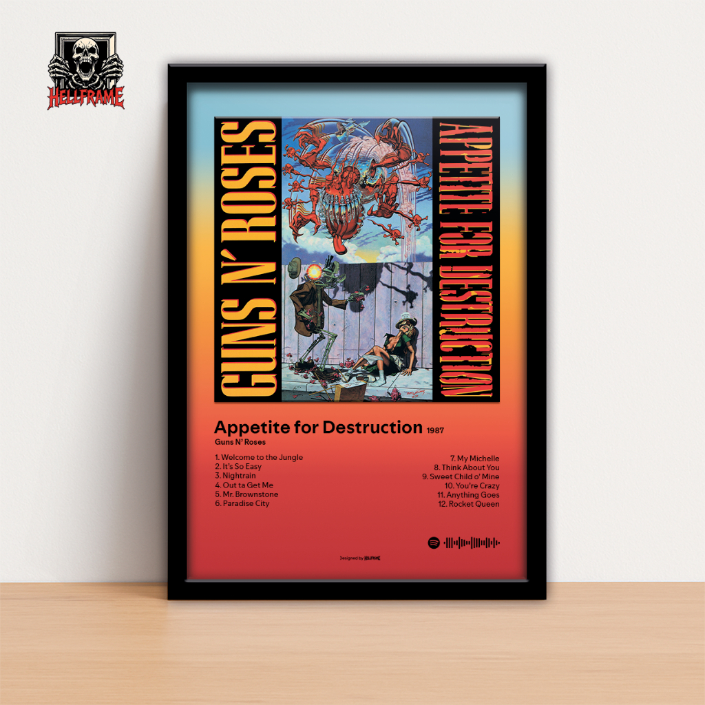 Quadro Placa Decorativa Rock GUNS N ROSES em MDF 20x28cm | Shopee Brasil