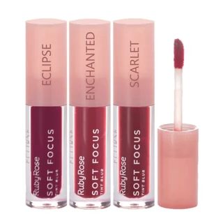 Lip Tint Gel Ruby Rose Feels Mood Longa Duracao e Fixacao HB565 em Oferta na Shopee