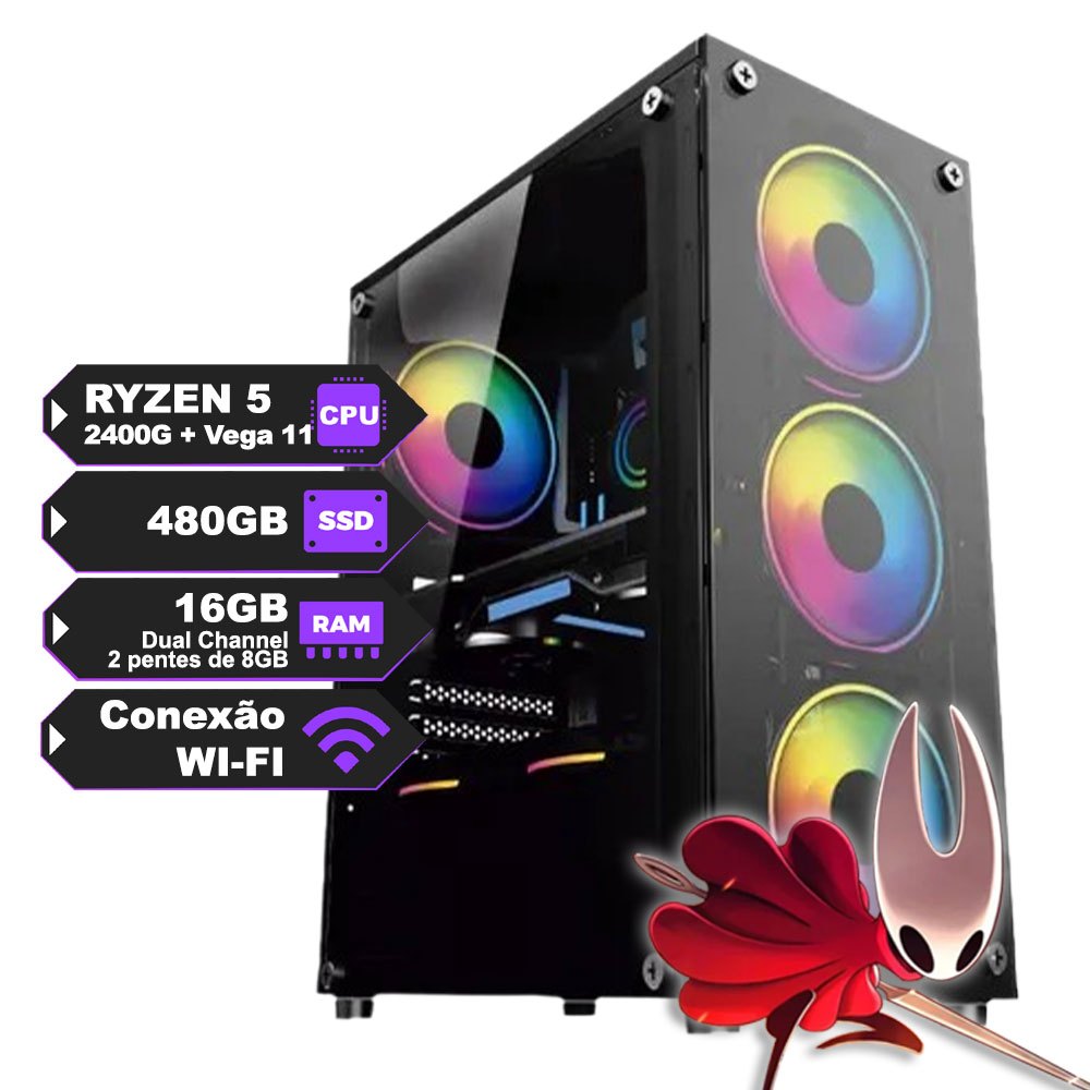 computador gamer amd ryzen 5 3600 geforce rtx 3060 ti 8gb 8gb ddr4