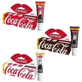 Hidratante Labial Carmed Coca-Cola 10g - Escolha o seu! em Oferta na Shopee