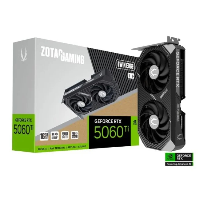 PLACA DE VÍDEO ZOTAC GAMING RTX 5060TI 16GB TWIN EDGE OC