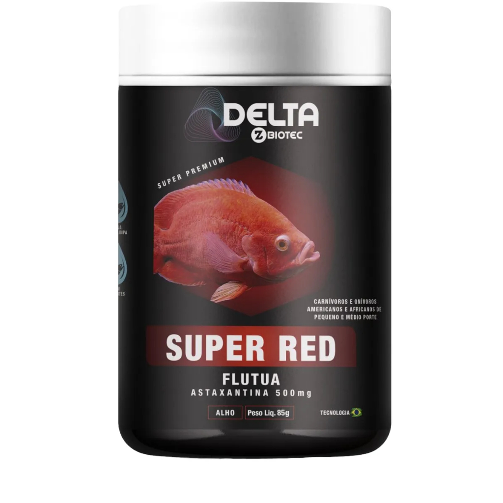 Delta Fish Ração Super Red 85g Carnivoros Da America Africa | Shopee Brasil
