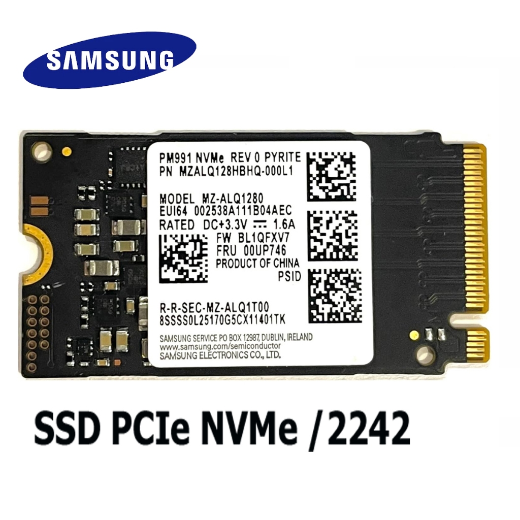 Ssd NVMe M.2 Samsung 128Gb PM991a/ M.2 - 2242 NVMe PCIe Gen3 x4