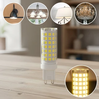 Lâmpada G9 led 7W branco quente/frio halopim para arandelas e lustres bivolt