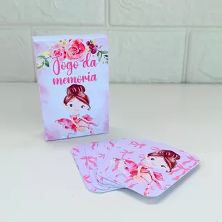 Jogo Da Memória Bailarina Personalizado / Lembrancinha de Festa /Aniversário