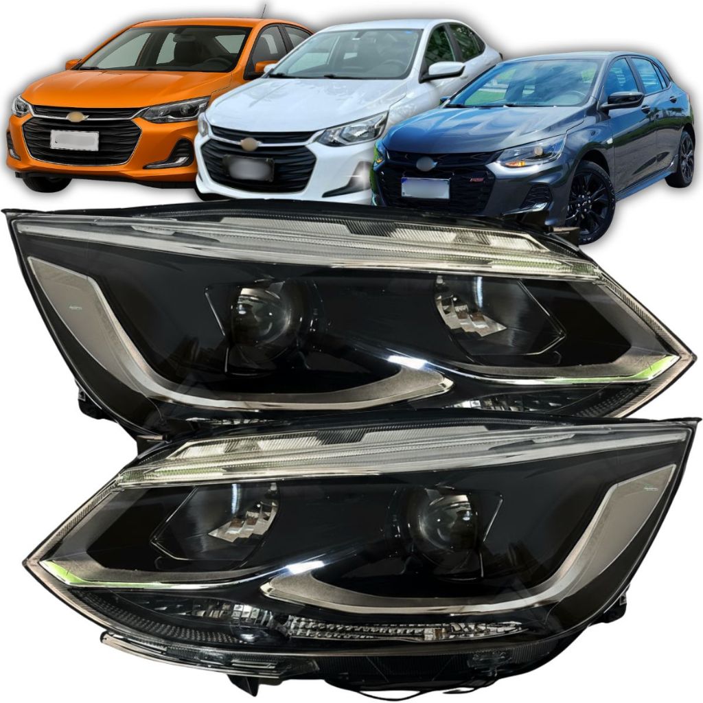 Par Farol Onix 2020 2021 2022 2023 A 2025 Com Projetor + Drl